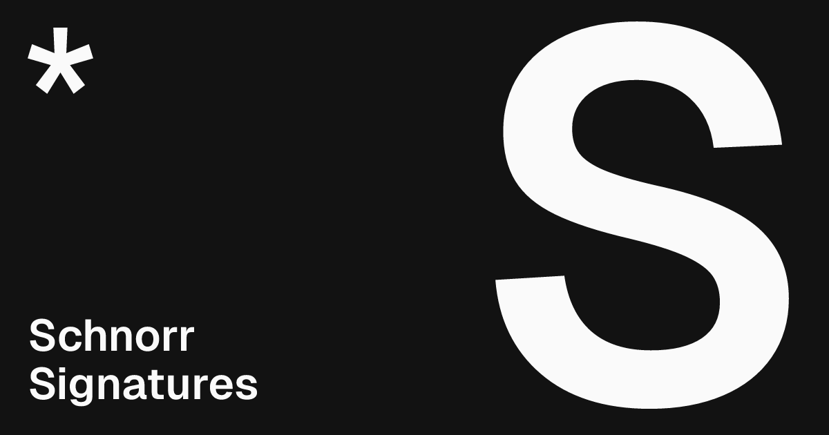 Schnorr Signatures - Spark Glossary | Spark