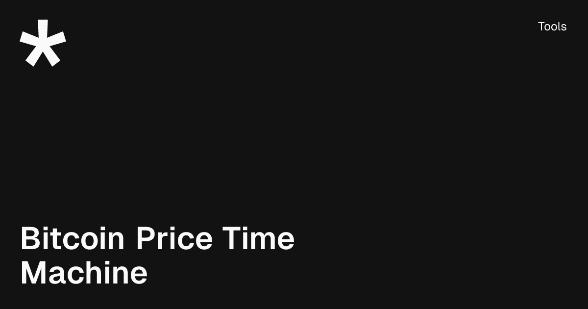 Bitcoin Price Time Machine | Spark